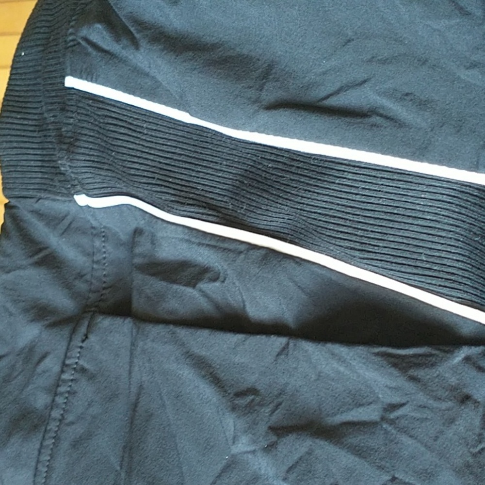 Athleta Brooklyn Luxe Ankle Pant Joggers Side Stripe Black (sz. 6) - Picture 2 of 7